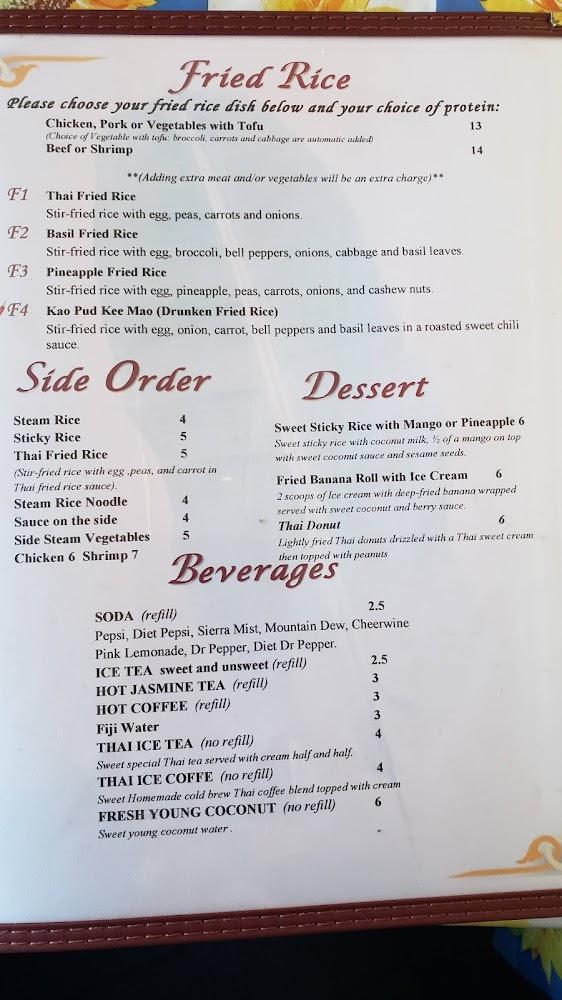 Prime Thai Menu image 4